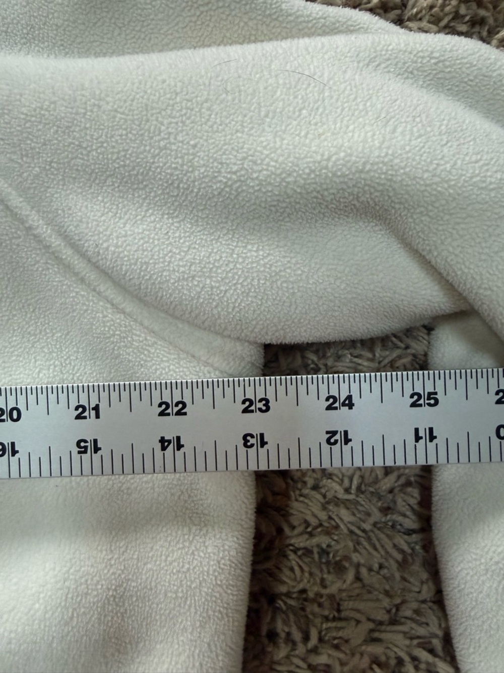 Green Tea White Full-Zip Teddy Bear Fleece Jacket (x-large) - Picture 6 of 13
